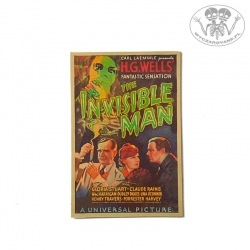Magnes plakat fimowy - The Invisible Man Retro
